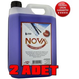 Resim Nova Oto Cam Suyu Antifirizli -12 Derece 5 5 10 Litre 