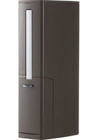 Resim Venturemart Banyo Çöp Kutusu Ve Tuvalet Fırçası Seti - Kahve Renkli - Ultra İnce Plastik - Kapaklı - Ev Ve Ofis İçin U 