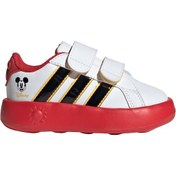 Resim Adidas X Disney Mickey Mouse Grand Court Bebek Spor Ayakkabı Jq8070 Çok Renkli 