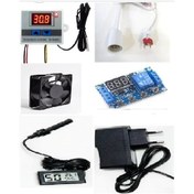 Resim 6 Lı Kuluçka Seti,Kuluçka Makinesi,Nem Ölçer,Termostat,Fan,Adaptö N11.1260 