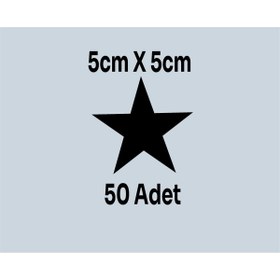 Resim SEÇ Yıldız Sticker Etiket 50 Adet Çok Amaçlı Sticker 