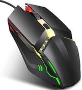 Resim MDYHMC DLT ATK HXSJ S200 USB2.0 1600dpi Ayarlanabilir 4 Tuşlu Renkli Parlayan Kablolu Oyun Faresi, Uzunluk: 1,5 m 