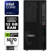 Resim Lenovo Thinkstation P2 Gen2 Intel Ultra 9 285K 32GB 4tb SSD Rtx 5070TI 16GB Freedos 750W Tower 30JQ003PTR-A3 