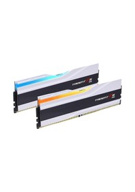 Resim Gskill Trident Z5 RGB F5-6000J3040G32GX2-TZ5RW DDR5-6000MHz CL30 6GB 2x32 Dual Beyaz 