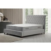 Resim Minar Deluxe Baza+Başlık+Sonata Yatak Gri 160X200 
