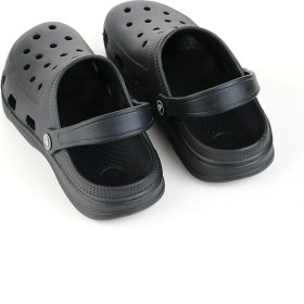 Resim Gezer Hafif Suya Dayanıklı Eva Sandalet Terlik Erkekler İçin Rahat Siyah Renk 