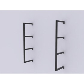 Resim Abronya Duvar Kitaplığı Metal Raf Bareti Dekoratif Dergilik Standı 