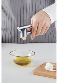 Resim Hazneli Paslanmaz Metal Sarımsak Ve Zencefil Ezici Doğrayıcı Karışık Renkli 