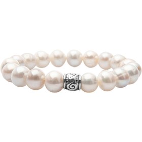 Resim İnci 10mm Doğal Taş Bileklik - 16-17cm 