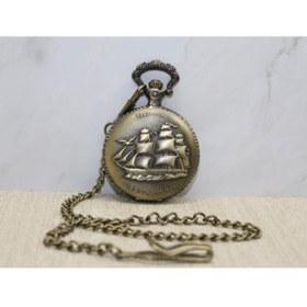Resim minik shop Gemi Tasarımı Köstekli Saat 4 x 5cm 