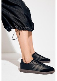Resim Tonny Black Termo Taban Yanı Şeritli Bağcıklı Füme Siyah Spor Ayakkabı Tbzer020 Füme Siyah | Unisex 