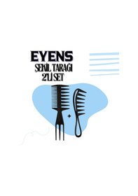 Resim Eyens 4'lü Fırça Tarak Seti 150 Ml Kavanoz Wax Hediye 