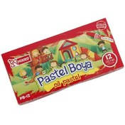 Resim Mikro Pastel Boya 12 Renk Kapaklı PB-12-N 