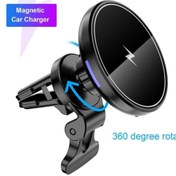Resim Fogy Wireless Kablosuz Magsafe Şarjlı Araç Telefon Tutucu Ayaklı Magnetic Iphone Seri 14 13 12 Pro Max 