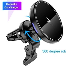 Resim Fogy Wireless Kablosuz Magsafe Şarjlı Araç Telefon Tutucu Ayaklı Magnetic Iphone Seri 14 13 12 Pro Max 