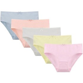 Resim 5'li Kız Çocuk Külot 4171p Mavi 