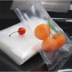 Resim Vakur Vakum Makineleri Için Tek Yüzeyi Tırtıklı Vakum Torbası - Poşeti 20cmx30cm -50 Adet 