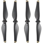 Resim Samdoo Djı Mavic Air İçin 5332 Hızlı Montajlı Kanat Altın Kenarlıklı - 2 Çift Paket 