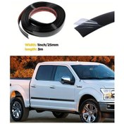 Resim Globalbloom Yıtape 1 Inch Kendi Kendisine Yapışan Pvc Araç Şerit Koruması Çizilmeye Dayanıklı Siyah Kırmızı 