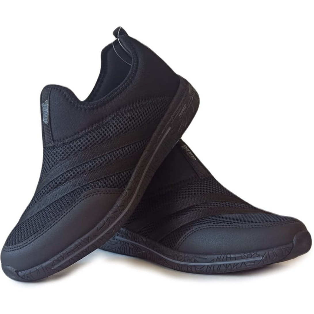 Jump 6181 Siyah Erkek Confort Bağcıksız Günlük Spor Ayakkabı V