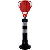 Resim İleri Trafik Solar Üçgen Flaşörlü Delinatör Seti Kırmızı 