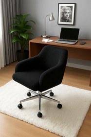 Resim stillola Rotary Çalışma Sandalyesi Ders Çalışma Koltuğu Döner Berjer (Yükseklik ayarlı) 