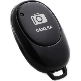 Resim Xiyyadms Siyah Bluetooth 4.0 Uzaktan Kumanda: 10m Menzil, Android/ios Uyumlu, Tek Tık Fotoğraf Çekici - Cep Boyutlu Selfie Aleti 