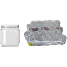 Resim Cam Kavanoz 300 Ml. 30 Adet Kapaklı Renksiz 