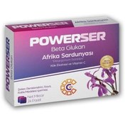 Resim Powerser Beta Glukan Afrika Sardunyası 24 Pastil 
