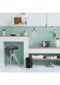 Resim Brabantia Çöp Kutusu Newicon Pedallı 3 Lt Matt Black Siyah 