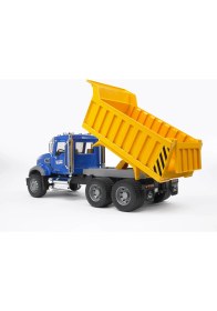 Resim Bruder Mack Granite Damperli Kamyon Sarı 1:16 Ölçekli Gerçekçi Model Erkek Çocuklar İçin 