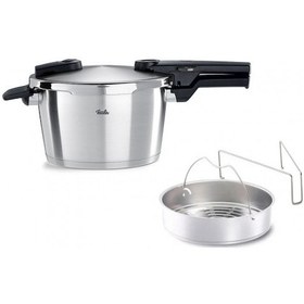 Resim Fissler Vitaquick Premium Buhar Aparatlı 4.5 lt Düdüklü Tencere 