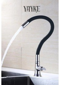 Resim Yayke Siyah Renkli Oynar Başlıklı Musluk Batarya Başlığı Kobar 