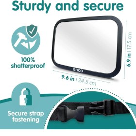 Resim Bebek Araba Aynası, Kırılmaz, Geniş Görüş, 2024 Ödüllü 