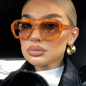 Resim 1 adet Kadınlar için Bohem Tarzı Bahar Yeni Pilot Çerçevesi Trendy Gözlük 