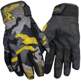 Resim REVERTECH Strong Sarı Kamuflajlı Eldiven 