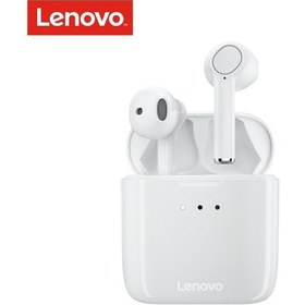 Resim Mufunye Lenovo Qt83 Gerçek Kablosuz Bluetooth Kulaklıklar Beyaz 