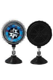 Resim KAPOTO Araç İçi Pusula Cama Vantuzlu Mavi Işıksız Oto Pusula Aksesuarı 