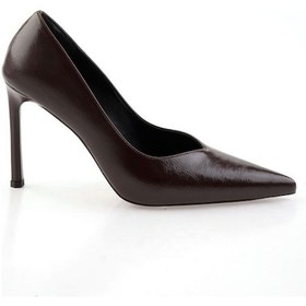 Resim Kahve Kadın Klasik Topuklu Ayakkabı K01565016042 Kahve 