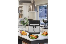 Resim 1800W 9,2l Dijital Hava Fritözü, 3xl Kapasiteli, Çok Fonksiyonlu, Sağlıklı Pişirme 