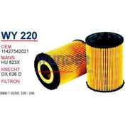 Resim WUNDER WY220 YAĞ FİLTRESİ - BMW 7 SERiE E65 - E66 N62 
