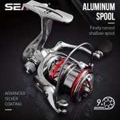 Resim 1 adet Ultra Hafif Uzun Döküm Balıkçılık Makarası, Alüminyum Sığ Makara, İplik Balıkçılık Makarası, Maksimum Sürükleme 12kg, 9 + 1BB, Tatlı Su Tuzlu Su Olta Takımı 