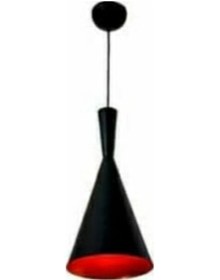 Resim Riolight Retro Metal Sarkıt Avize Siyah Içi Kırmızı (418296621) 