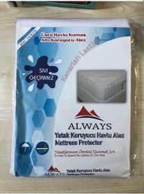 Resim Always Sıvı Geçirmez Alez, Yatak Koruyucu Elastik Bantlı 90X190Cm 