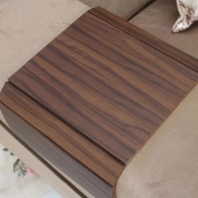 Resim Veronya Pratik Ev Ofis Sehpası Koltuk Kenarı Portatif Sehpa Latin ceviz 