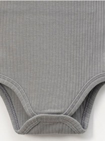 Resim Angeltouch Pamuklu Çıtçıtlı Body Kısa Kol Raporlu Kız Erkek Bebek Zıbın Atlet 