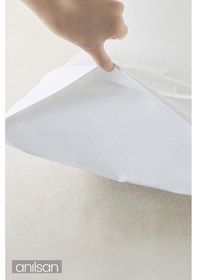 Resim 25'li Beyaz Yastık Kılıfı 50x70 Cm, %100 Pamuk,63tel Beyaz 