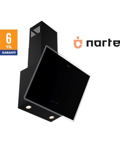 Resim NARTE-H20160B 60CM Sıyahcam Eğimli Davlumbaz - 6 Yıl Garantili 