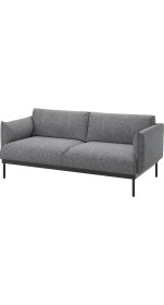 Resim IKEA Gri Şık Kanepe - 2'li Kanepe 