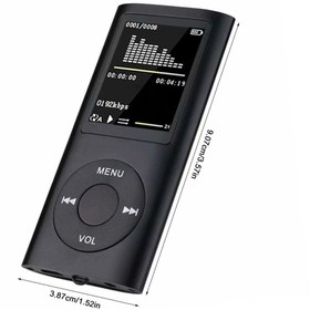 Resim SIGHTZER Mp3 Çalar Ses Kayıt Fm Radyo Sd Kart Girişli Mp4 Player 1.8 Inç Renkli Ekran 